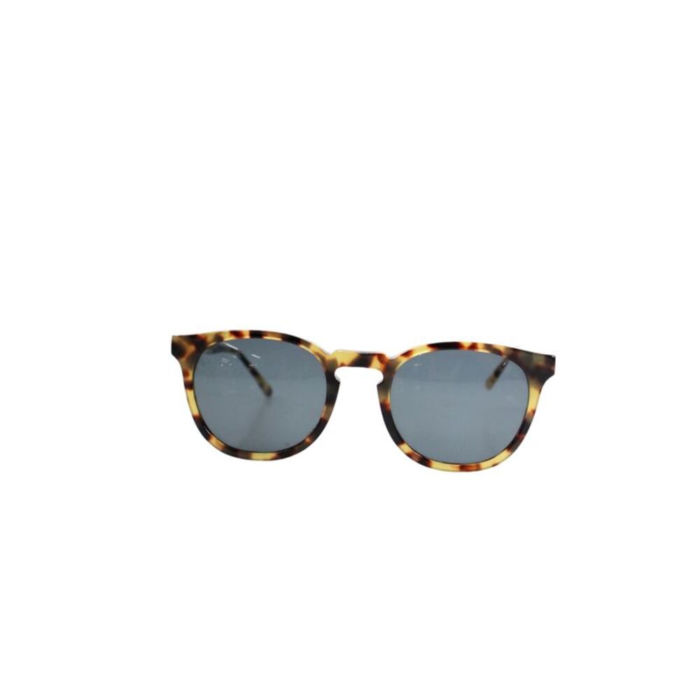 Illesteva Womens Tortoise Shell Frame Grey Lens Sunglasses Yellow Brown